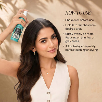 Herbal Hair Color Spray – Instant Root Touch-Up, Natural Plant-Based Formula