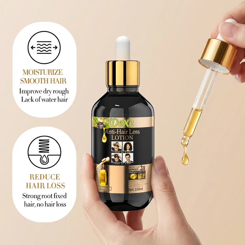DEXE Argan Oil Anti-Hair Loss Shampoo – Strengthens Roots & Supports Thicker-Looking Ha