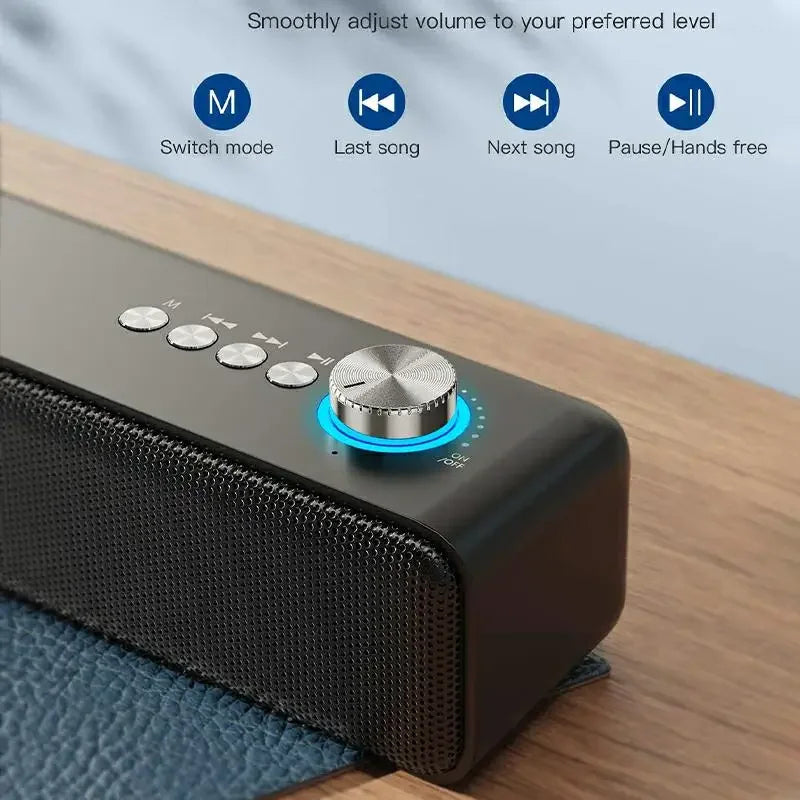 EchoStrip Audio Bar – Big Sound, Sleek Design, Wireless Freedom