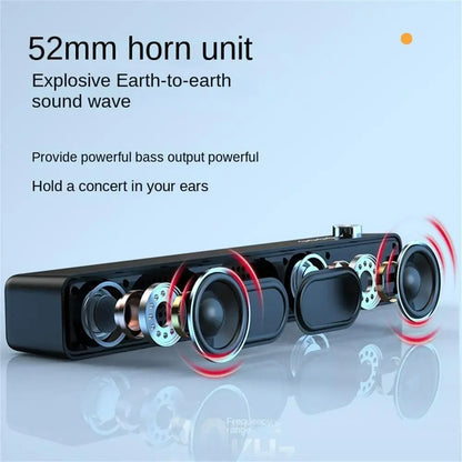 EchoStrip Audio Bar – Big Sound, Sleek Design, Wireless Freedom