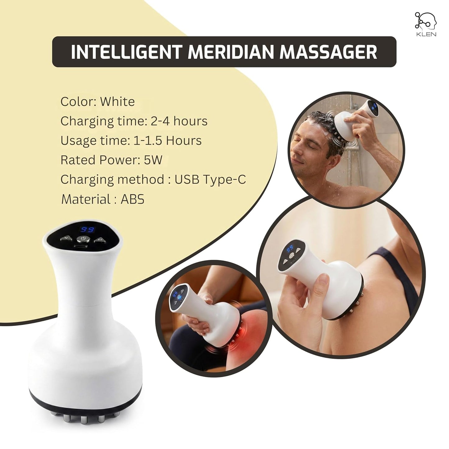 5-in-1 Electric Body Sculpting Machine with Heat & Vibration
