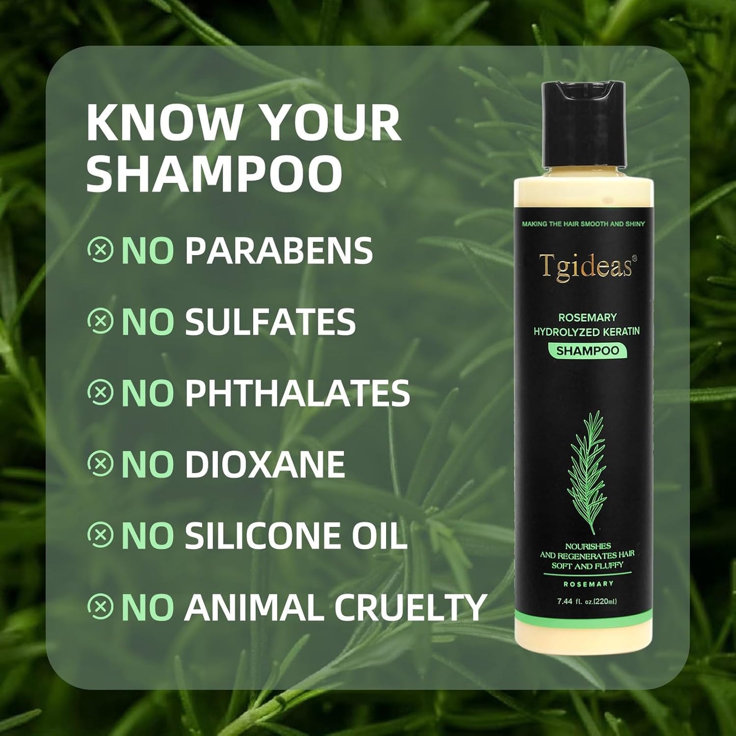Rosemary Biotin Volumizing Shampoo