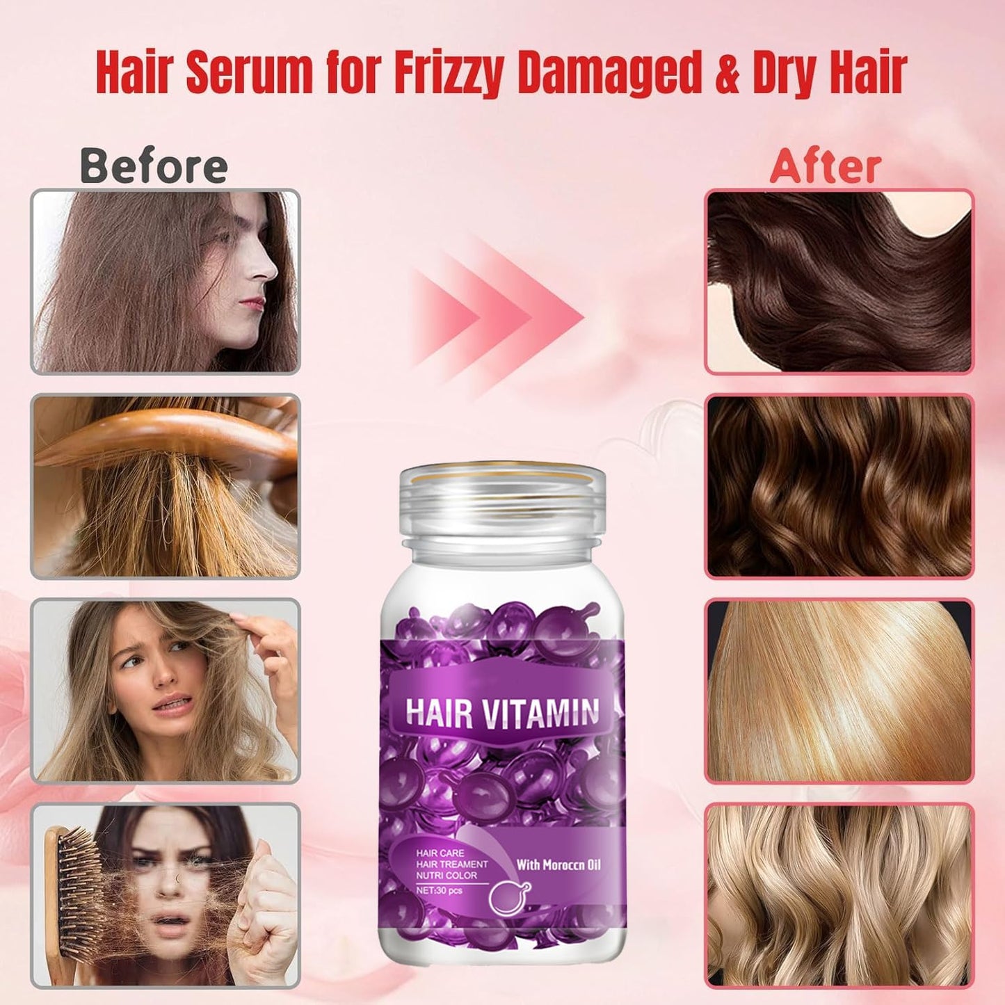 Hair Vitamin Capsules – Nourish, Strengthen & Shine
