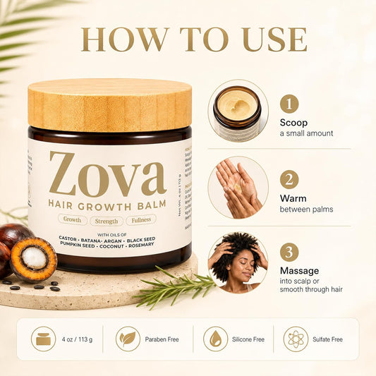 Hair Growth Balm – Restore, Strengthen & Nourish