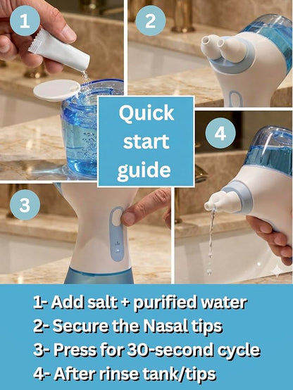 Self-Cleaning Sinus Rinse Machine for Easy Nasal Care