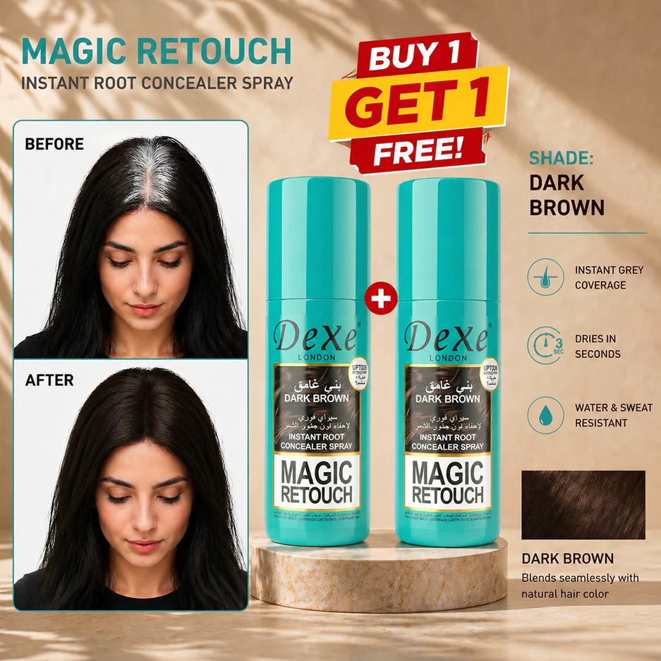Herbal Hair Color Spray – Instant Root Touch-Up, Natural Plant-Based Formula
