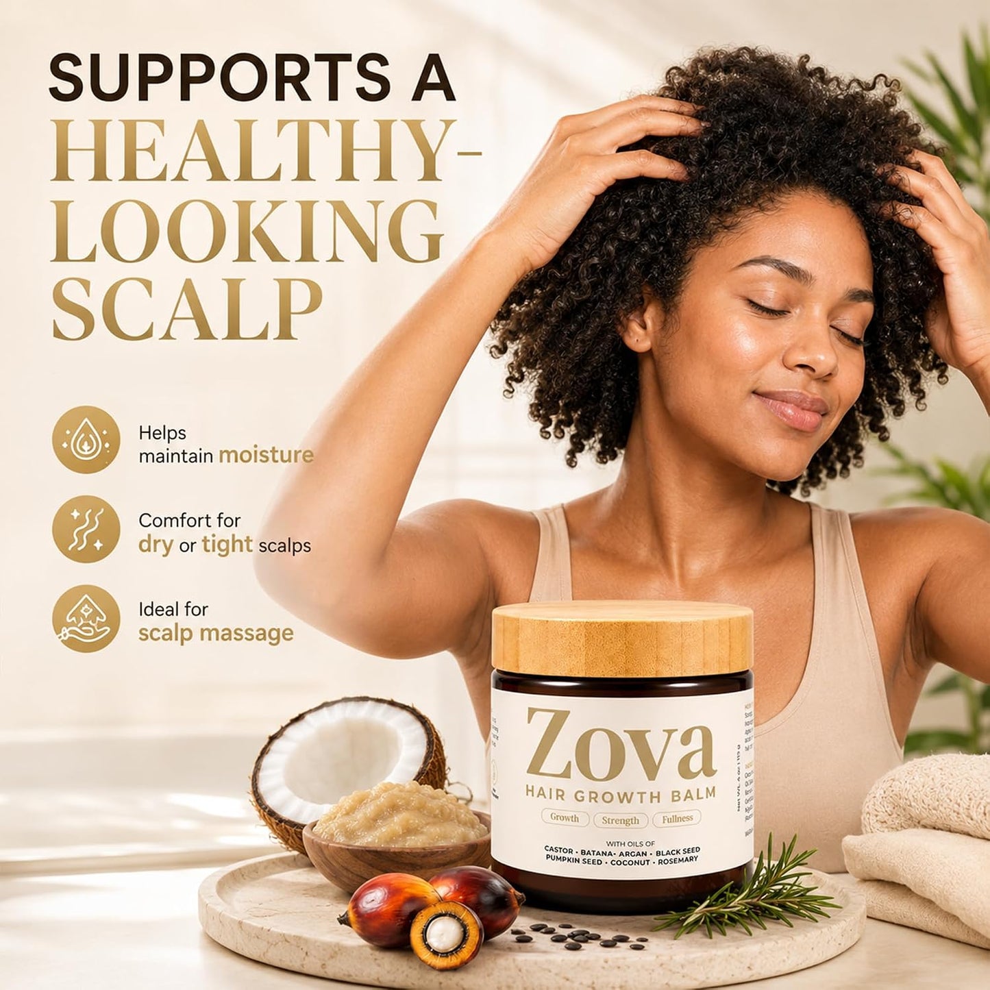 Hair Growth Balm – Restore, Strengthen & Nourish