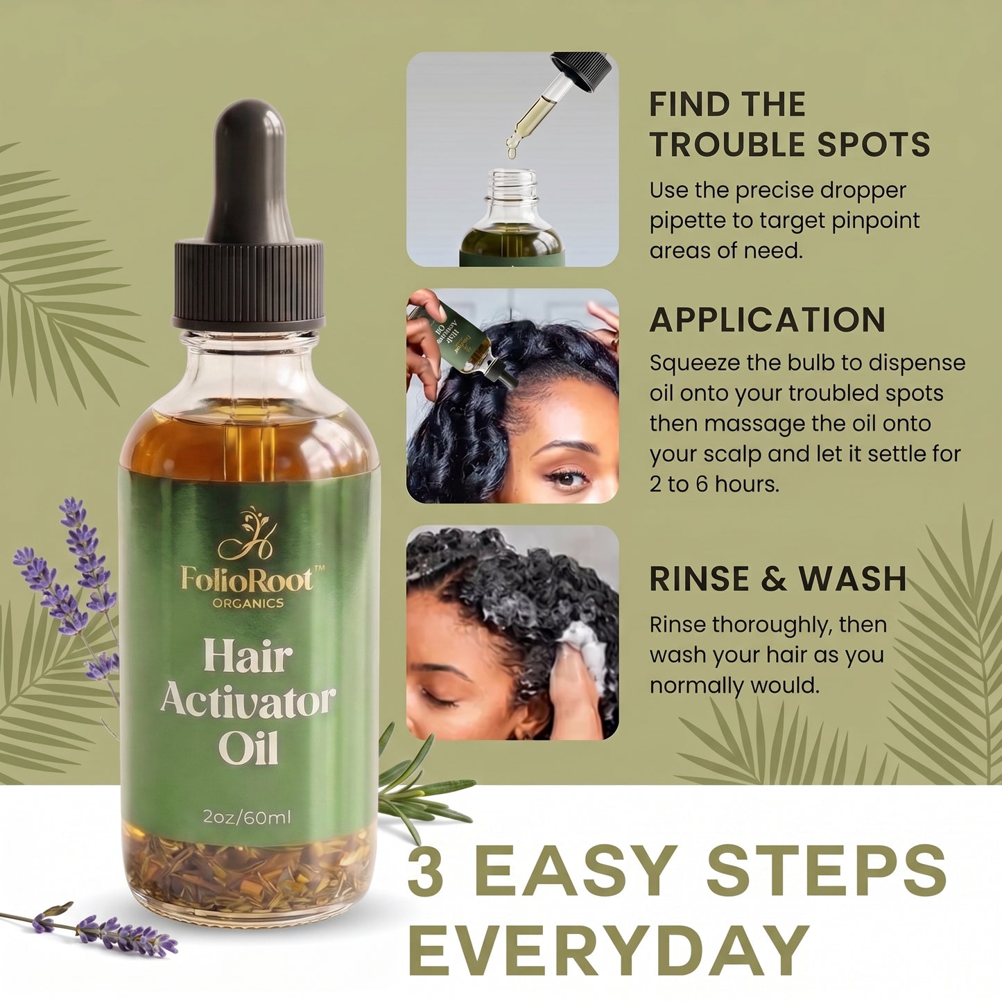 Hair Activator Oil – Restore, Nourish, Scalp-Free