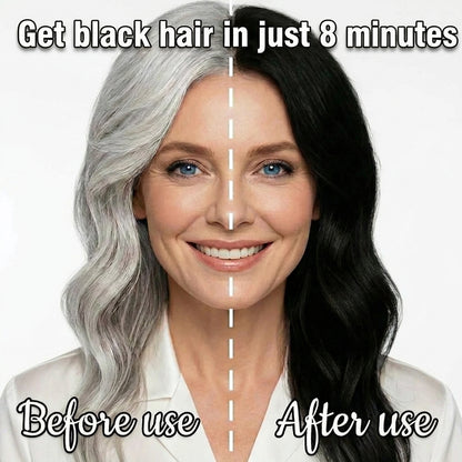 DEXE Herbal Hair Dye Comb Instant Color Shampoo  200 ml
