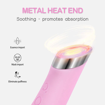 PRITECH™ Heatable Vibrating Face Scrubber with Massage - Facial Cleansing Brush