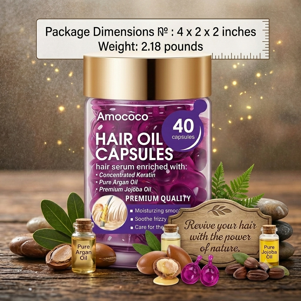Hair Vitamin Capsules – Nourish, Strengthen & Shine
