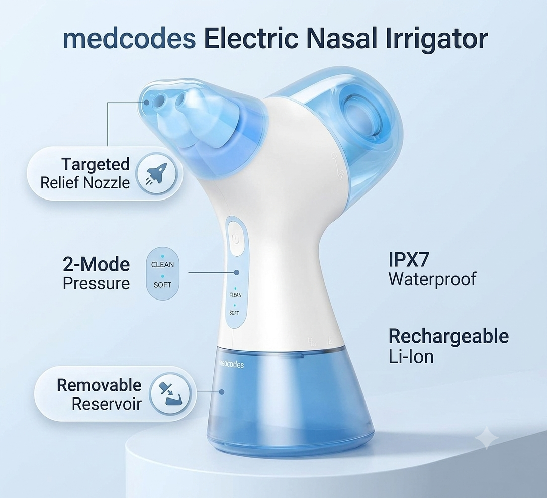Self-Cleaning Sinus Rinse Machine for Easy Nasal Care