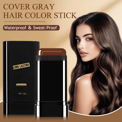 2-Pack Long-Lasting Hair Dye Wand Stick – (20g, Black)