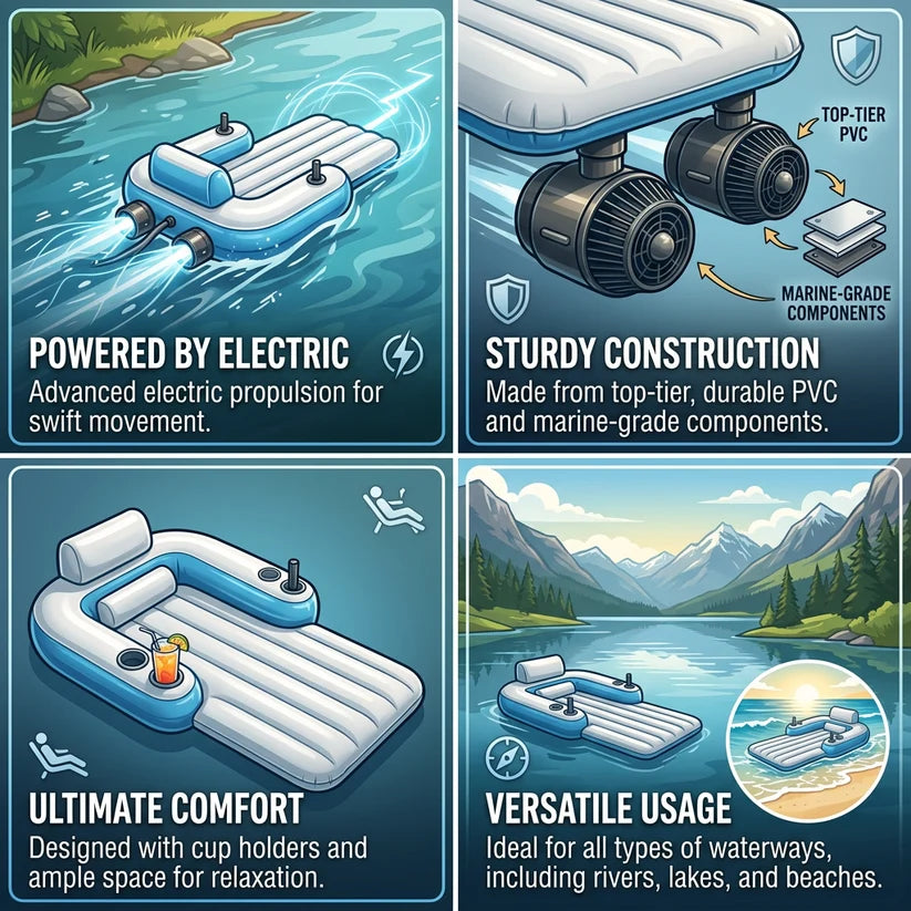 AquaDrift™ Motorized Pool Float