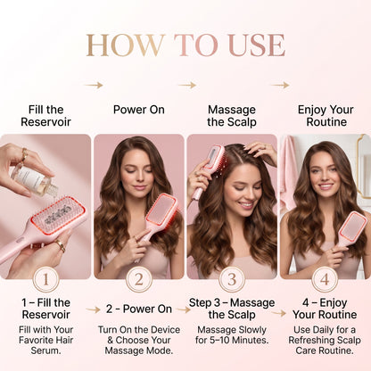 GlowUp LED Scalp Brush – Less Hair Fall, More Fullness