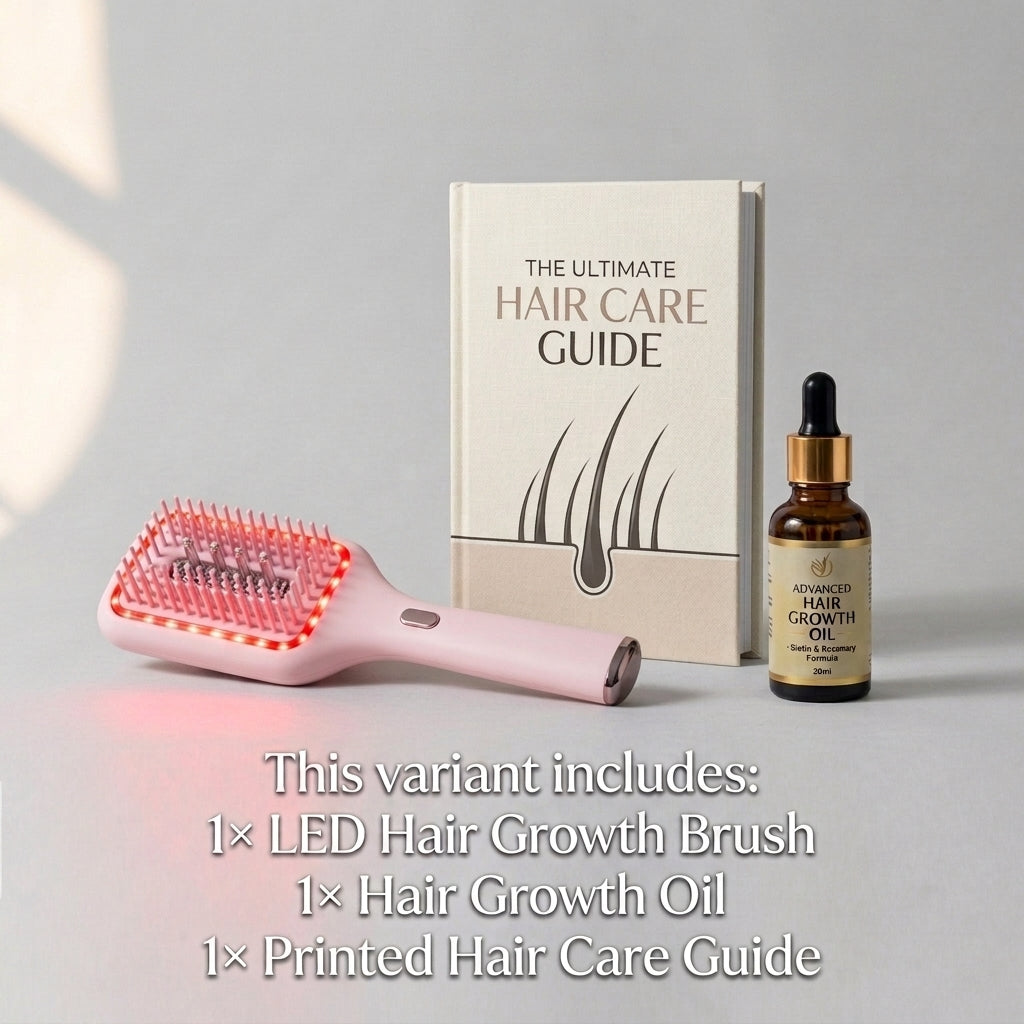 GlowUp LED Scalp Brush – Less Hair Fall, More Fullness