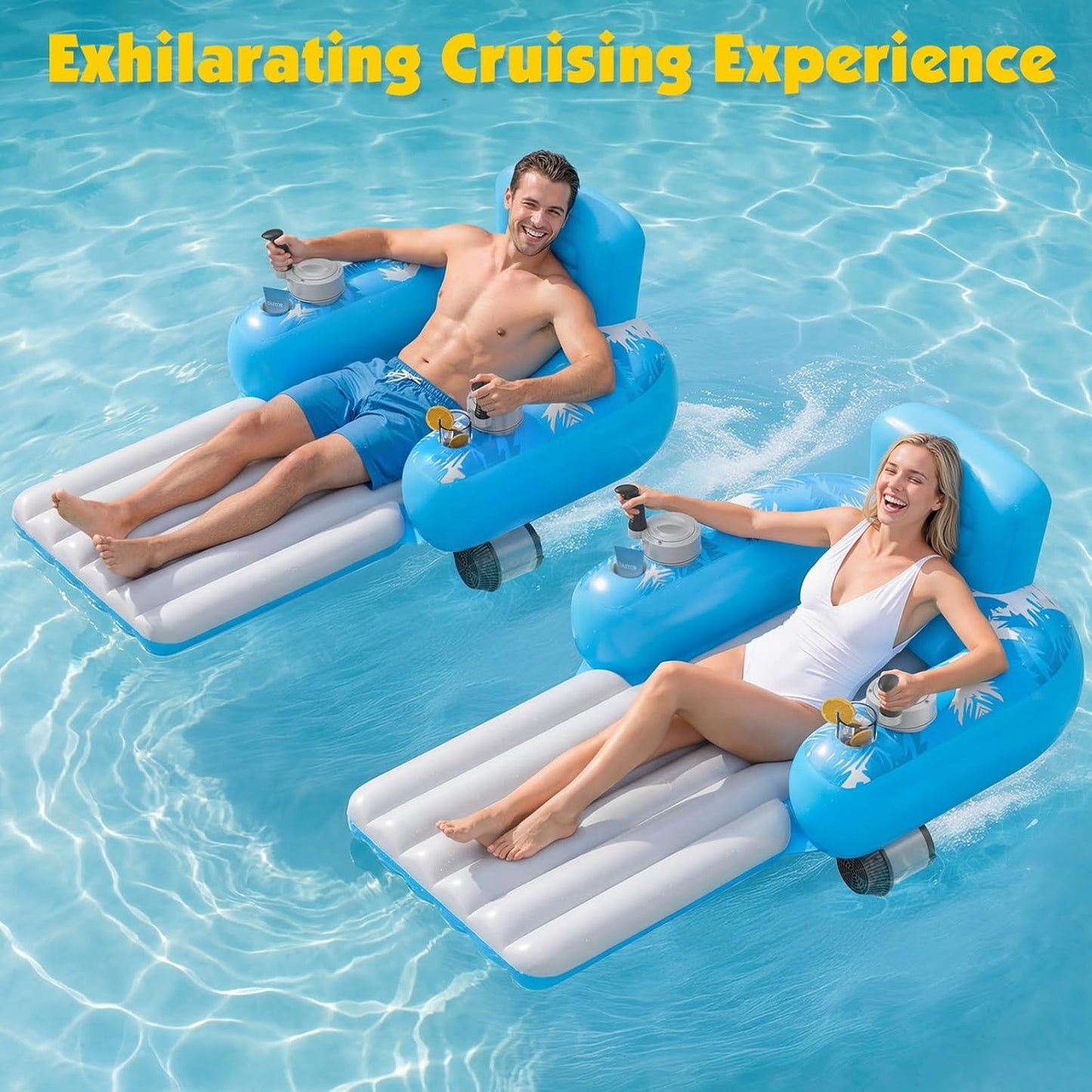 AquaDrift™ Motorized Pool Float