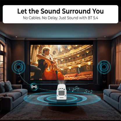 Oklumi Pivot 2 Smart Portable Projector