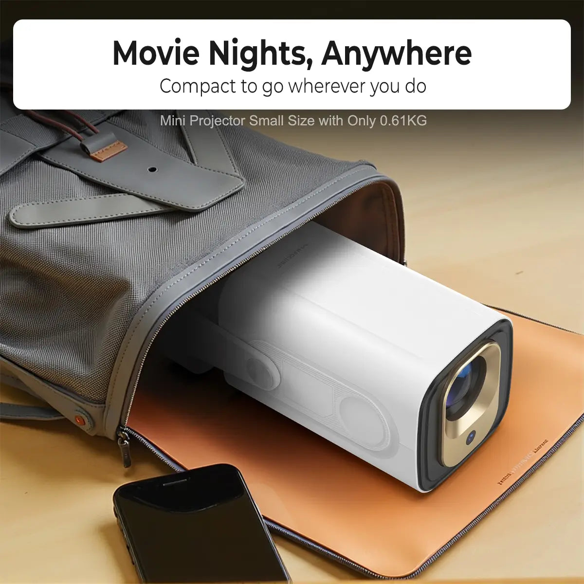 Oklumi Pivot 2 Smart Portable Projector