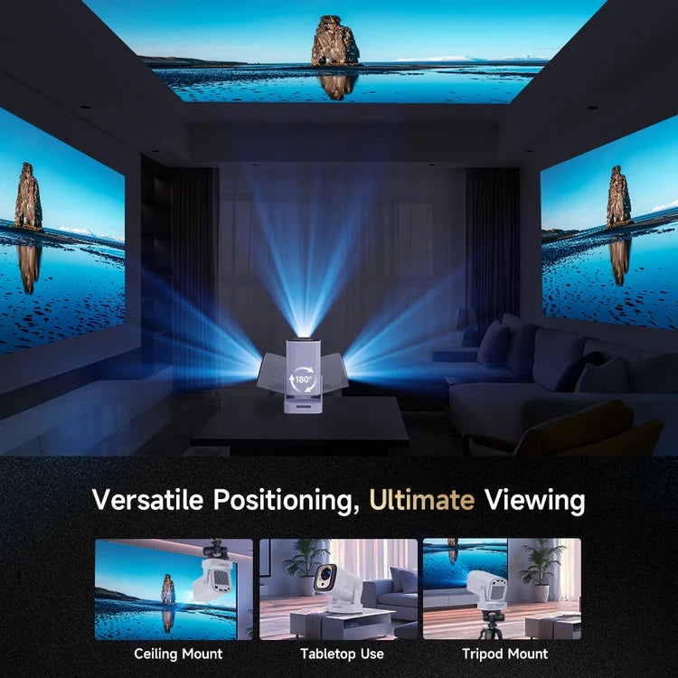 Oklumi Pivot 2 Smart Portable Projector