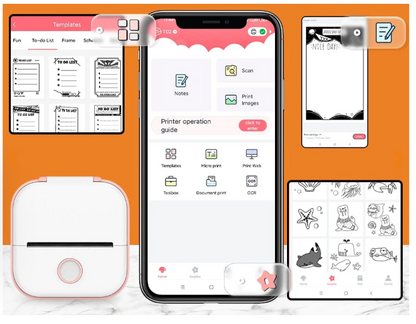 Mini Printer™ - The printer that doesn't need ink! (9 rolls included)