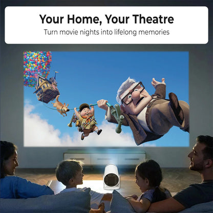 Oklumi™ Pivot Mini Projector – HD Wireless Cinema with Built-in Apps