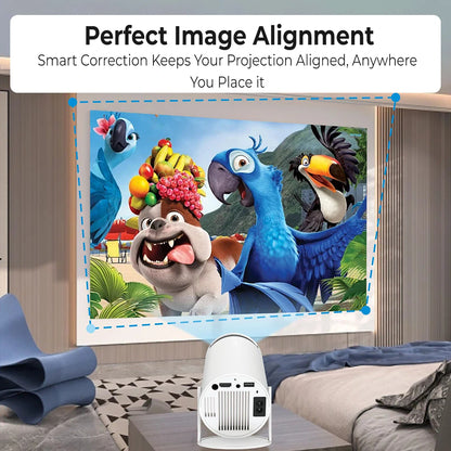 Oklumi™ Pivot Mini Projector – HD Wireless Cinema with Built-in Apps