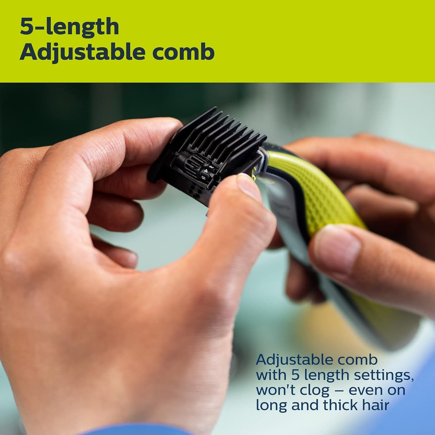 Philips Norelco OneBlade 360 Hybrid Face + Body, Electric Beard Trimmer