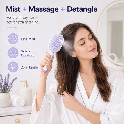 Detangling Hair Brush – Smooth, Frizz-Free &amp; Gentle on Scalp