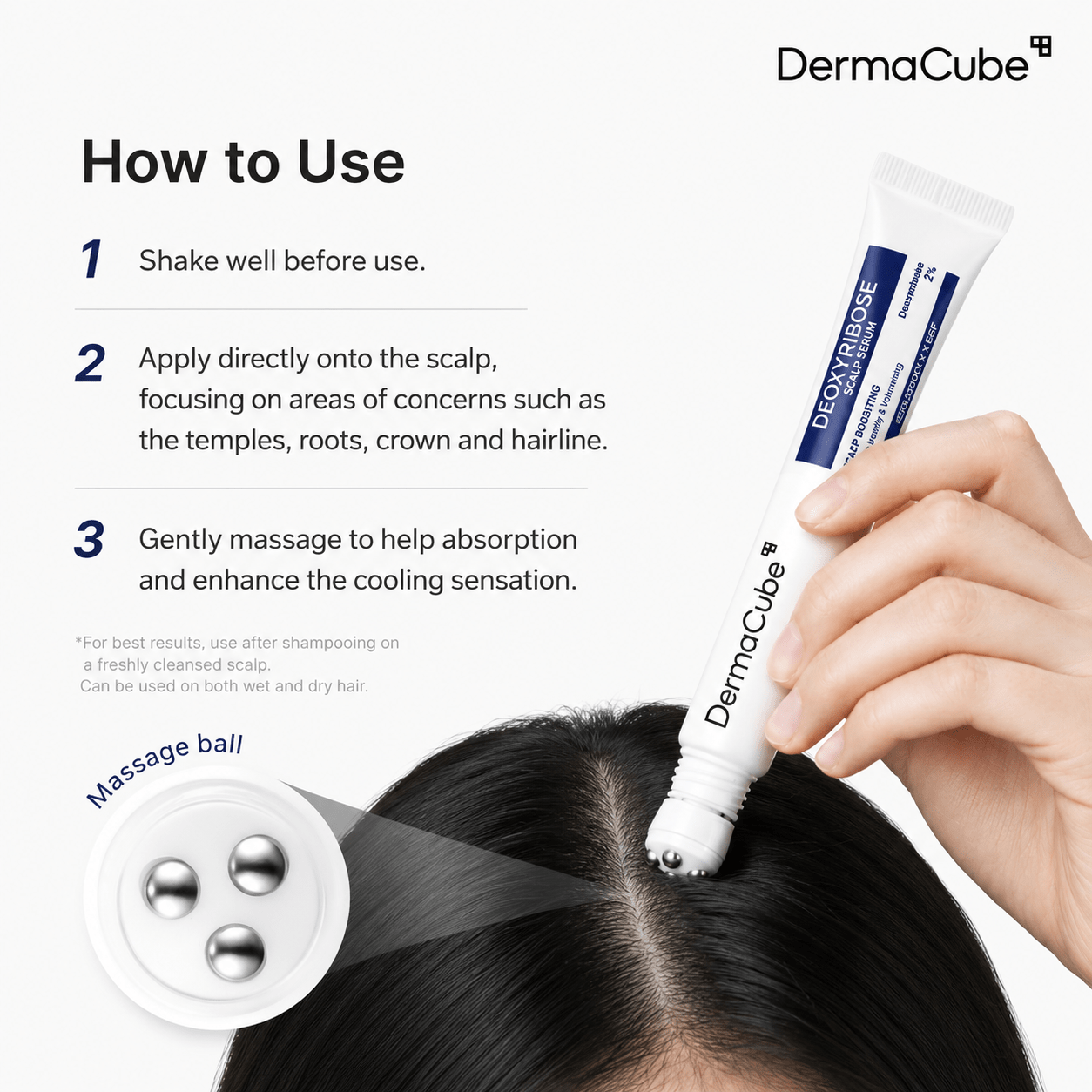 Deoxyribose Scalp Serum Roll-On