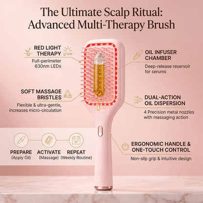 GlowUp LED Scalp Brush – Less Hair Fall, More Fullness