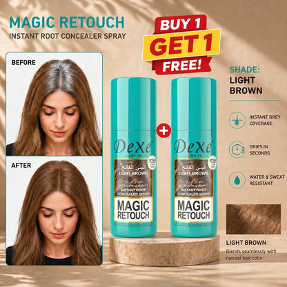 Herbal Hair Color Spray – Instant Root Touch-Up, Natural Plant-Based Formula
