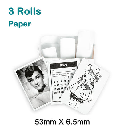 Mini Printer™ - The printer that doesn't need ink! (9 rolls included)