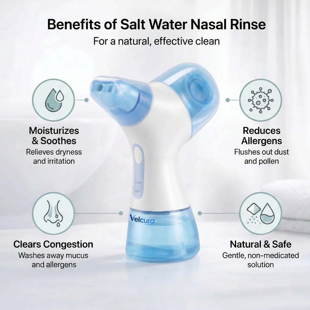 Self-Cleaning Sinus Rinse Machine for Easy Nasal Care