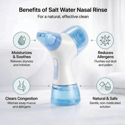 Self-Cleaning Sinus Rinse Machine for Easy Nasal Care