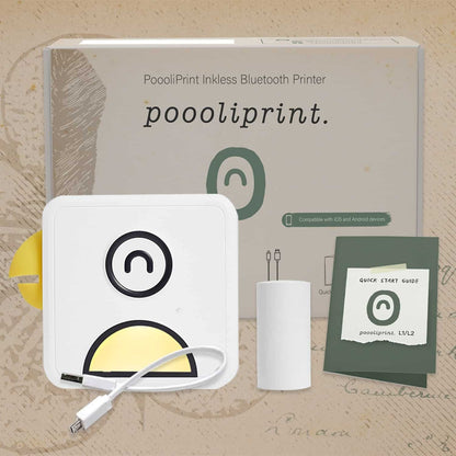 Inkless Mini Printer PoooliPrint™ | Instantly print your notes and ideas wherever you are
